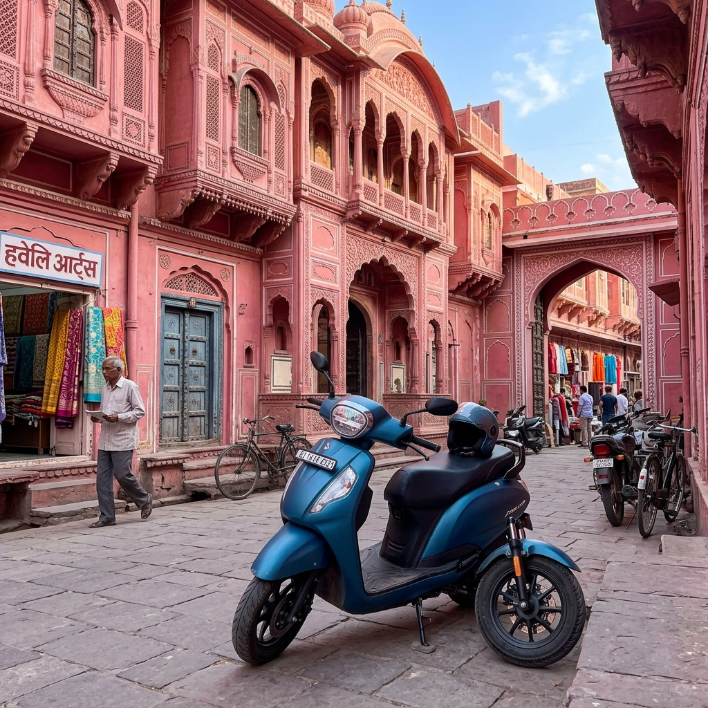 Honda Activa scooty rental in Jaipur